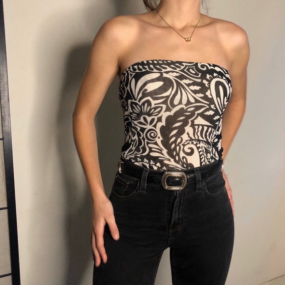 PAISLEY TUBE TOP - Picture 2 of 2